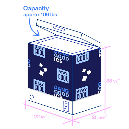 Small Chest Freezer Rental (5 Cu. Ft.)