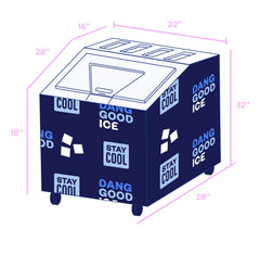Mobile Ice Caddy Rental (Small - 140lbs)