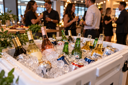Holiday Office Party Ice Checklist: How to Keep Drinks Cold Without a Bar
